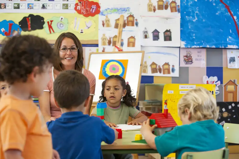 Children learning at Stonebridge Academy preschool on University Drive in McKinney, TX